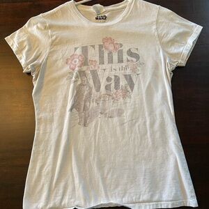 Star Wars White Crewneck Logo Tee